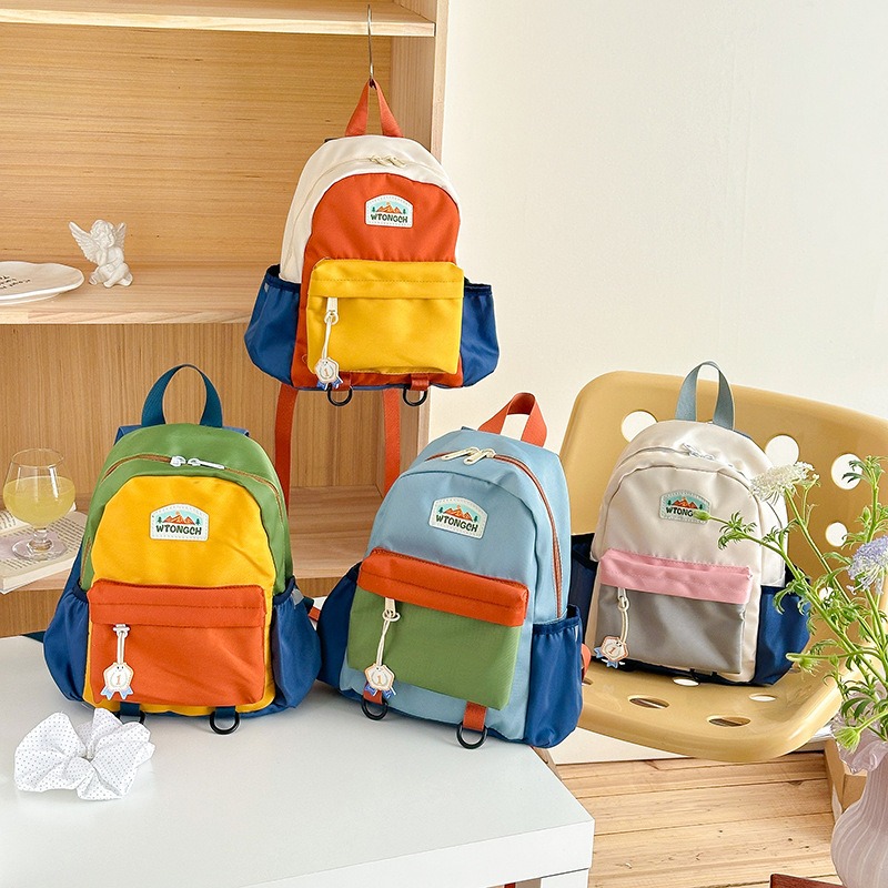 New Color Blocked Children's B - đánh giá và giá Canvas Backpack Casual
