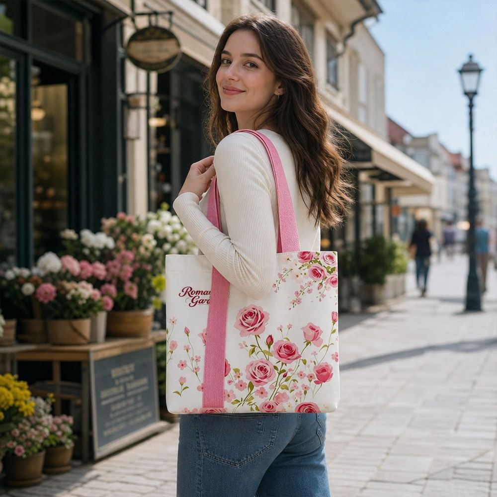Portable Floral Canvas Tote Ba - đánh giá và giá Canvas Backpack Casual